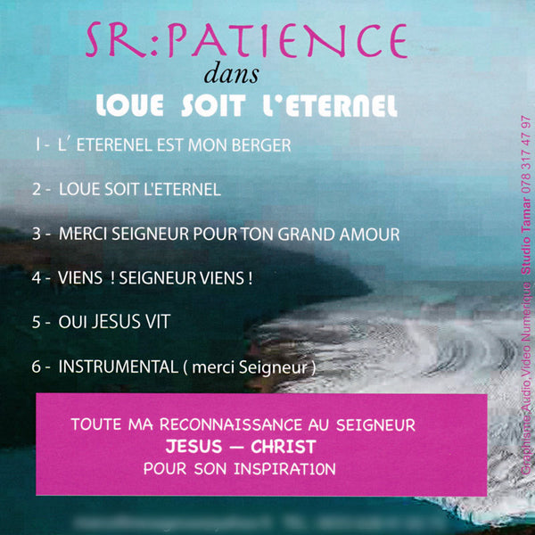 CD : Loué Soit l'Éternel - Sr Marcelline PATIENCE